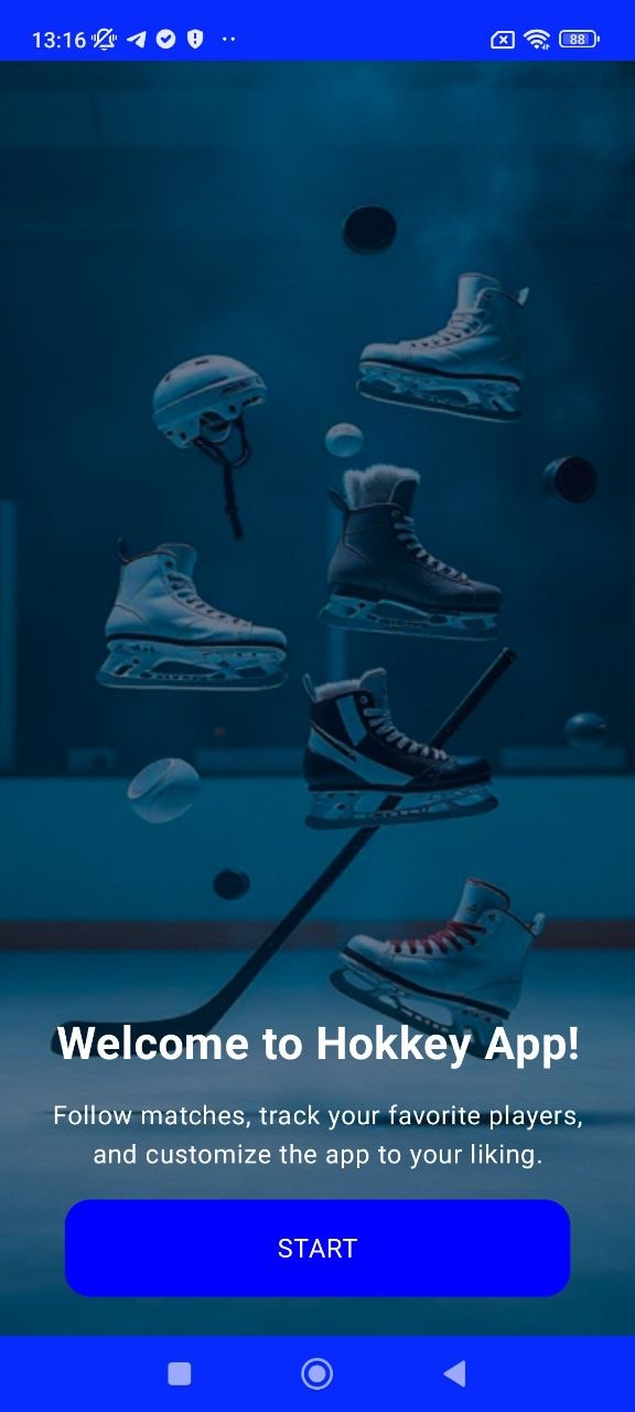 Champion Hockey Ua intro screen